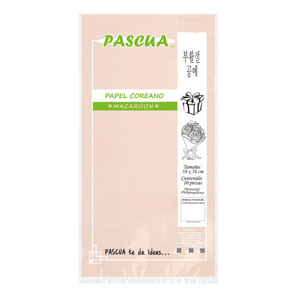 Papel Coreano Tutu C/10 Rosa Bebe – Tuksonora