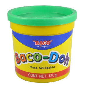 Plastilina Baco Doh Bote 120G Verde Claro