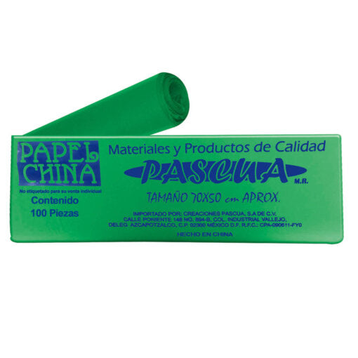 PAP CHINA PASCUA MULTICOLOR BL100 70X50CM