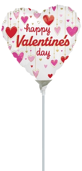 Globo Metalico 4H HVD Dangling Heart