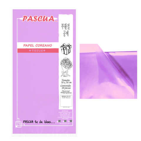 Papel Coreano Tissue C/10 Lila