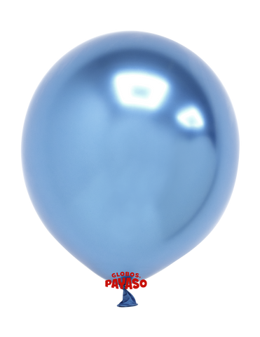 Globo Payaso #12 Platinum C/25 Azul