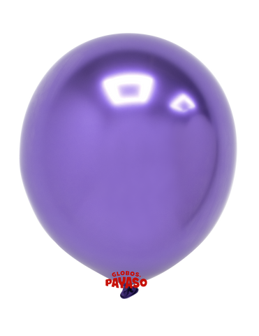 Globo Payaso #12 Platinum C/25 Violeta