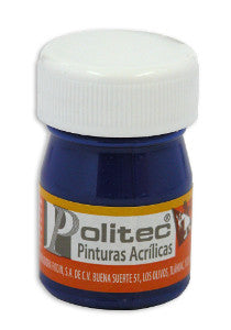 Pintura Acrílica Politec 20 Ml. 310 Azul Cobalto C/12