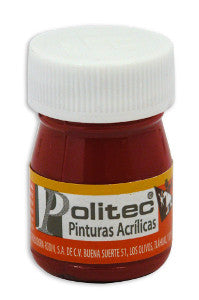 Pintura Acrílica Politec 20 Ml. 319 Carmín C/12