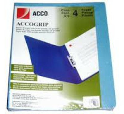 Folder Palanca Accogrip Carta C/4 Azul Claro