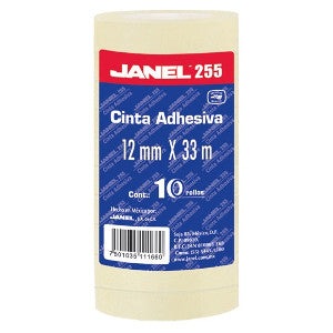 Cinta Transparente Janel 255 12X33 C/10