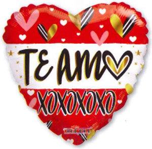 Globo Metálico 18H Te Amo XoXo