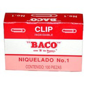 Clip Niquelado #1 Baco