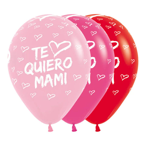 Globo Sempertex Fashion No. 12 Te Quiero Mami Surtido C/50