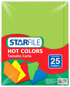 Folder Starfile Carta Verde C/25