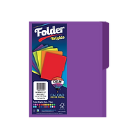 Folder Diem T/Carta Morado Intenso C/25